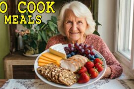 25 Easy No-Cook High-Protein Meals for Seniors Living Alone