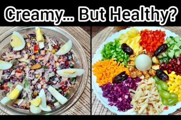 Healthy Creamy Salad with a Secret Homemade Mayo