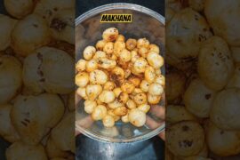 healthy makhana snack recipe #shorts #makhanasnacks #healthysnacks #snacksrecipe #viral #food