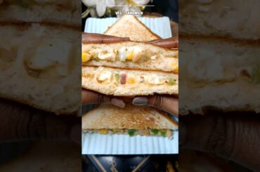 Veg Sandwich Recipe #shorts #foodie #recipe #vegsandwich #cooking #vlogs #viralvideo #trending