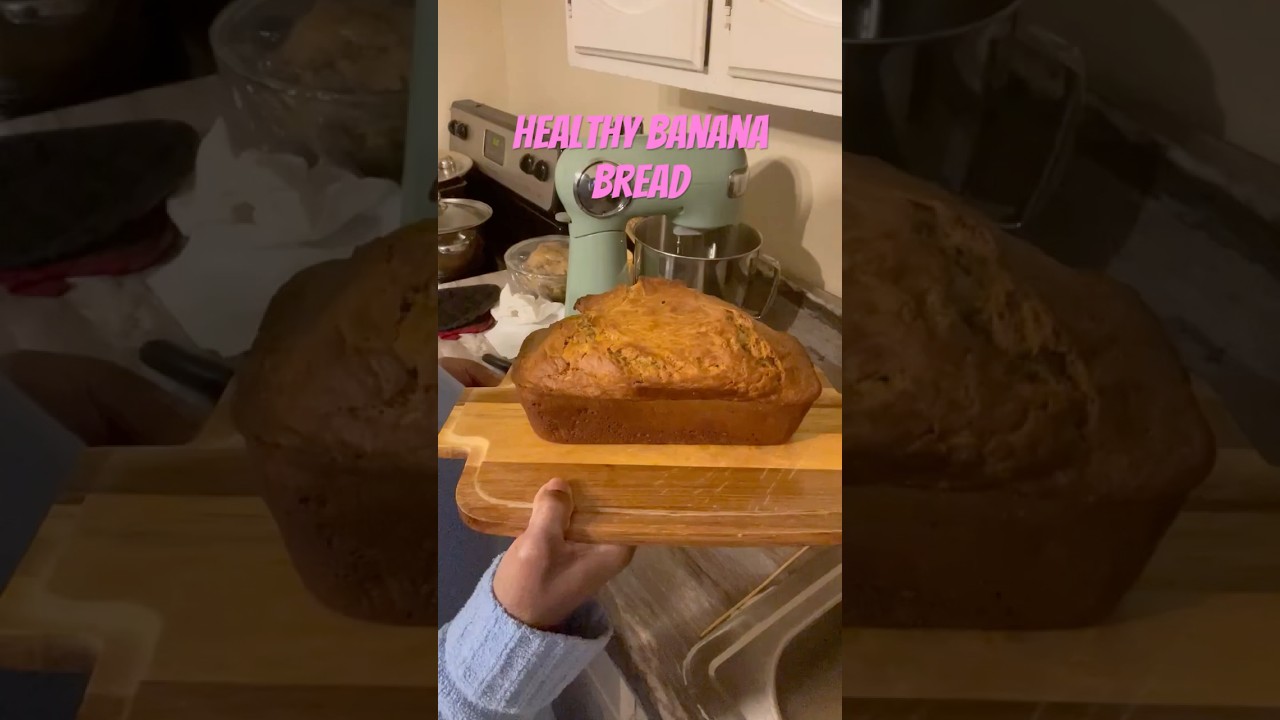Moist Healthy Banana Bread Made with Ripe Bananas!#healthy #cooking #bananabread #shorts Moist Healthy Banana Bread Made with Ripe Bananas!#healthy #cooking #bananabread #shorts