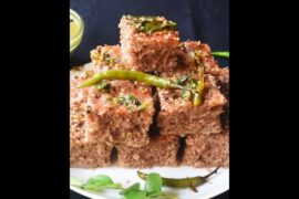 Instant Ragi Dhokla Recipe | Healthy Breakfast Millet Recipe | Curry Leaves Chutney