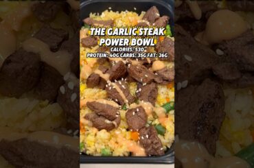 High Protein Garlic Steak Meal Prep Done Right!