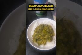 Easy Dal Palak Recipe| Healthy Spinach Dal in 10 Minutes| Simple Lunch Recipe #shorts #short #lunch