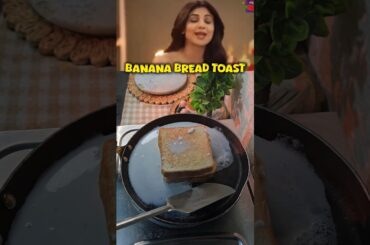 Bread Banana Toast Recipe | 5 Minute Healthy Toast #food #recipe #podcast #ytshorts #viral #trending