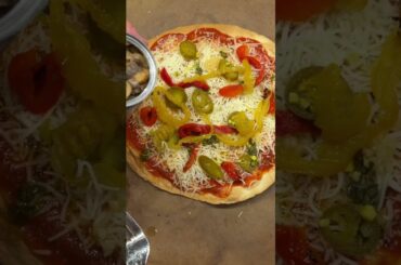 Crispy Tortilla Pizza in Minutes! Easy Low-Calorie Homemade Pizza #Shorts