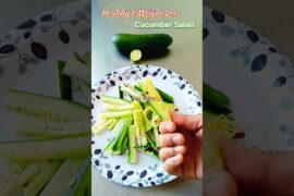 Healthy Cucumber Salad For Summer| Weight Loss Friendly| Easy Diet Recipe#Shorts#Viral#Trending#Veg