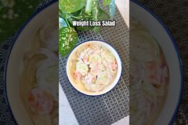 Healthy Cucumber Salad for Weight Loss #shorts #weightlosssalad