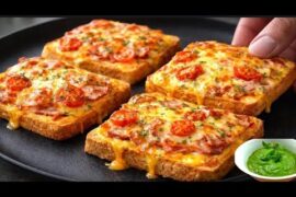 Make such a tasty and healthy breakfast with egg and bread that you will feel happy after eating it.