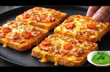 Make such a tasty and healthy breakfast with egg and bread that you will feel happy after eating it.