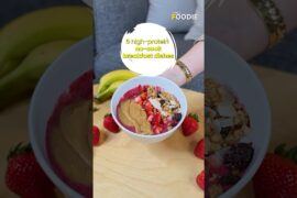 5 high-protein breakfast ideas are easy, nutritious and ready in minutes #shorts #foodie #healthy