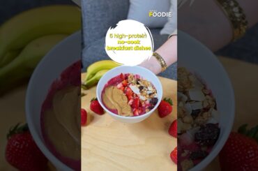 5 high-protein breakfast ideas are easy, nutritious and ready in minutes #shorts #foodie #healthy