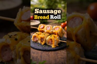 Super Simple Sausage Bread Roll #recipes #shorts #sausage  #foodlovers #yummyfood