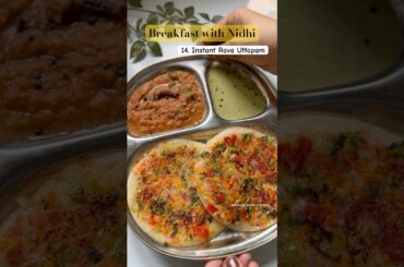 Ep 14 | Breakfast with Nidhi | Instant Rava Uttapam | Sooji Uttapam  #humbiharsehain #breakfast