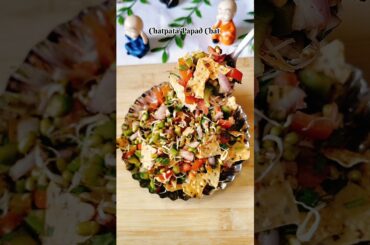 Sirf 5 Minute Chatpata Papad Chat l Healthy Chat Recipe #shorts