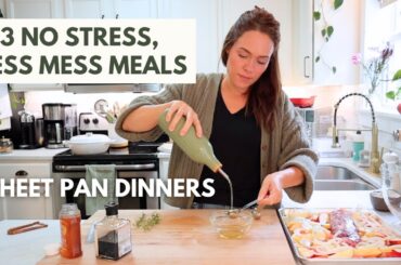 3 Comforting Sheet Pan Dinners You Need To Try | Easy and Weeknight-Friendly!