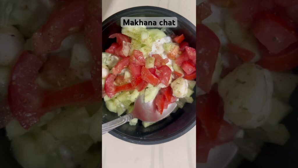 Makhana chat | Navratri recipe|Healthy snacks recipes for Weight Loss #makhanarecipe #food #recipe