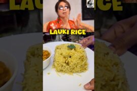 Lauki Rice Recipe | Healthy Lauki Pulao | Easy Bottle Gourd Rice Recipe #recipe #cooking #podcast
