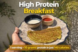 High Protein Moong Dal Chilla | Healthy Weight Loss Breakfast | Easy Indian Recipe