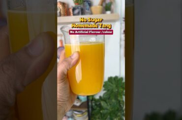 Homemade Healthier Tang !! No sugar , no preservatives, no artifical colour , no flavour. 100 cals