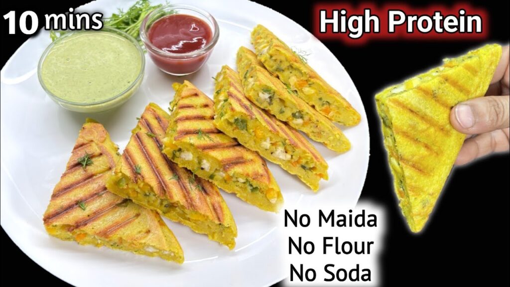 Stop Eating Bread! Try This High Protein Sandwich | Lunch Box | No Bread Sandwich | Tiffin Recipes