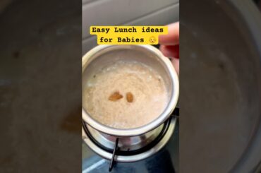 9 Month Baby Lunch Recipe | Healthy Oats Porridge with Sathu Maavu #shorts #babyfood #viral