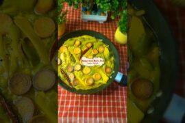 Jhinge Aloo Borar Jhole -Summer Special Healthy Recipe #easyrecipes #lunch  #cookingshorts