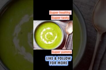 Unbelievable Healthy & Tasty Broccoli Spinach Detox Soup | Green Soup for Body Cleansing #ytshorts