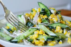 Best Cucumber Salad Recipe. A Fresh and Healthy Salad for Weight Loss.