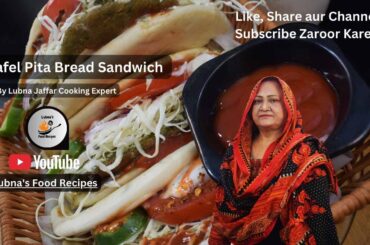 Falafel Pita Bread Sandwich | Authentic Middle Eastern Falafel Sandwich | Easy & Healthy