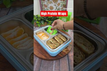 Protein Packed Kala Chana Wrap | Perfect School Tiffin #shorts #kidstiffin #protein #foodiesbyneha