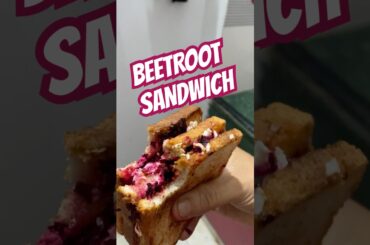 Healthy Beetroot Sandwich | Easy Recipe #beetrootsandwich #food  #cooking #recipe #sandwichrecipe