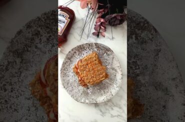 Crispy High Protein Veggie Panini (Healthy Bread-Free Lunch for Beginners)#breakfast #sandwich #fit