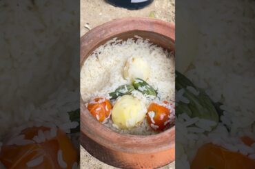 Simple Boiled Rice with Tomato, Potato & Brinjal | Healthy Village Style Recipe #cooking