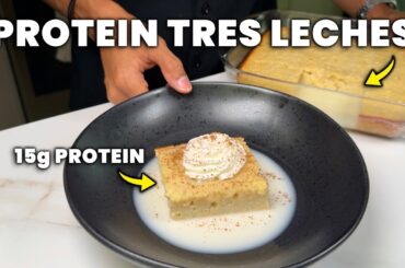 I Made High-Protein TRES LECHES Cake (Only 139 Calories!)