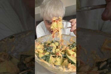 Kani salad cucumber salad (2 entire cucumbers edition)