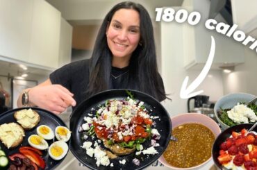 WHAT I EAT IN A DAY TO LOSE WEIGHT *homemade greek recipes* | High Protein Low Calorie |100G PROTEIN