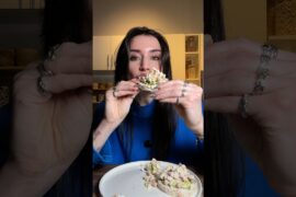 Chickpea salad lunch #healthyfood #recipe #healthyrecipes