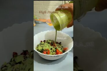 High Protein Chana Salad in 5 Minutes | Healthy Salad Recipe #Shorts #fitfood #eatclean #weightloss