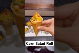 Corn Salad roll | healthy recipe | healthy food #viral #foodieonic #cook #healthy #shortsfeed #food