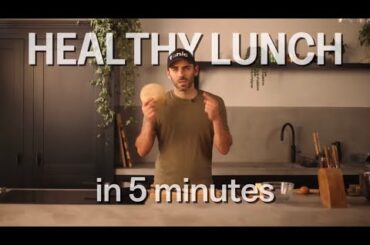 My Go-To Healthy High Protein Lunch - 5 minutes, super easy and super filling.