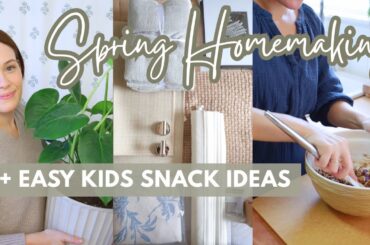 Healthy Spring Snack Ideas + Fresh & Simple Home Updates