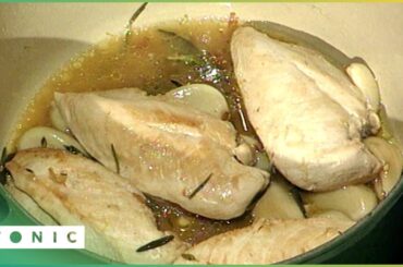 French Onion Soup, Garlic Herb Chicken and Gruyere Potatoes - Easy Healthy Recipes