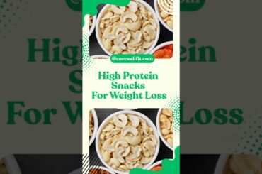 5 Easy High-Protein Snacks for Weight Loss  Healthy Snack Ideas.#shorts