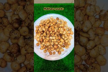Evening snack makhana roast #kushisauthentickitchen #cooking #snacks #shortvideo #food