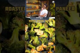 Healthy roasted broccoli with paneer recipe #shorts #indianfood #healthy #recipes #viral #trending