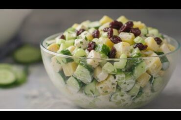 3-Ingredient Cucumber Salad | You’ll Love How Crunchy & Refreshing It Is!