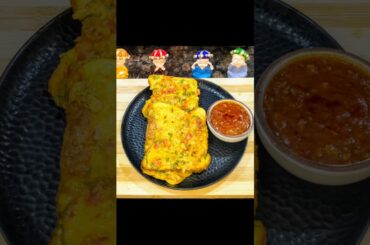 Spicy Besan Toast |Healthy Breakfast Recipe#shorts#viral #recipe #breakfast #trending