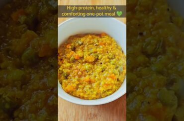 Healthy High-Protein One-Pot Meal | Quinoa Khichdi #youtubeshorts #shorts #weightloss #healthyfood