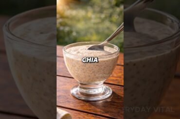 Banana Chia Pudding (Energy Boosting Healthy Snack!)
